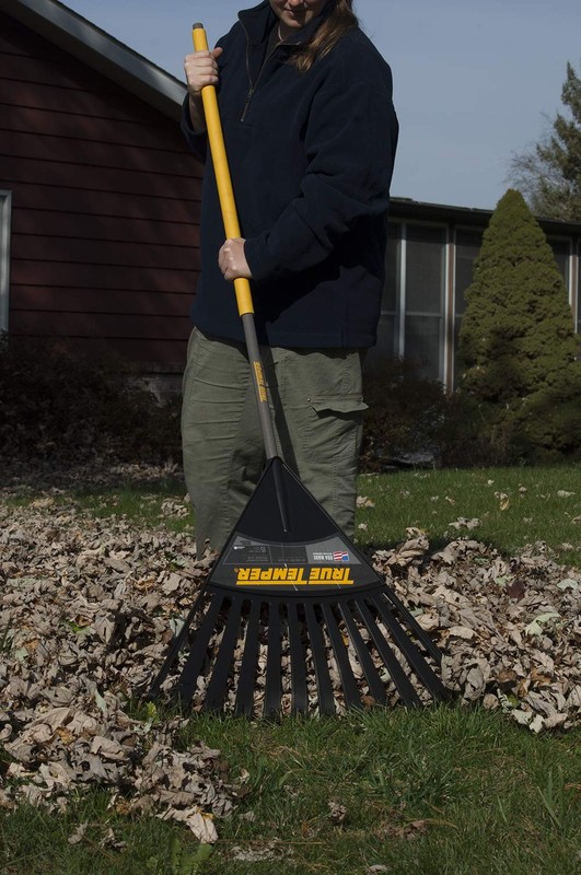 True Temper 2914912 Clog Poly Leaf Rake 48 In. Hardwood Handle Cushion Grip 24 gallery