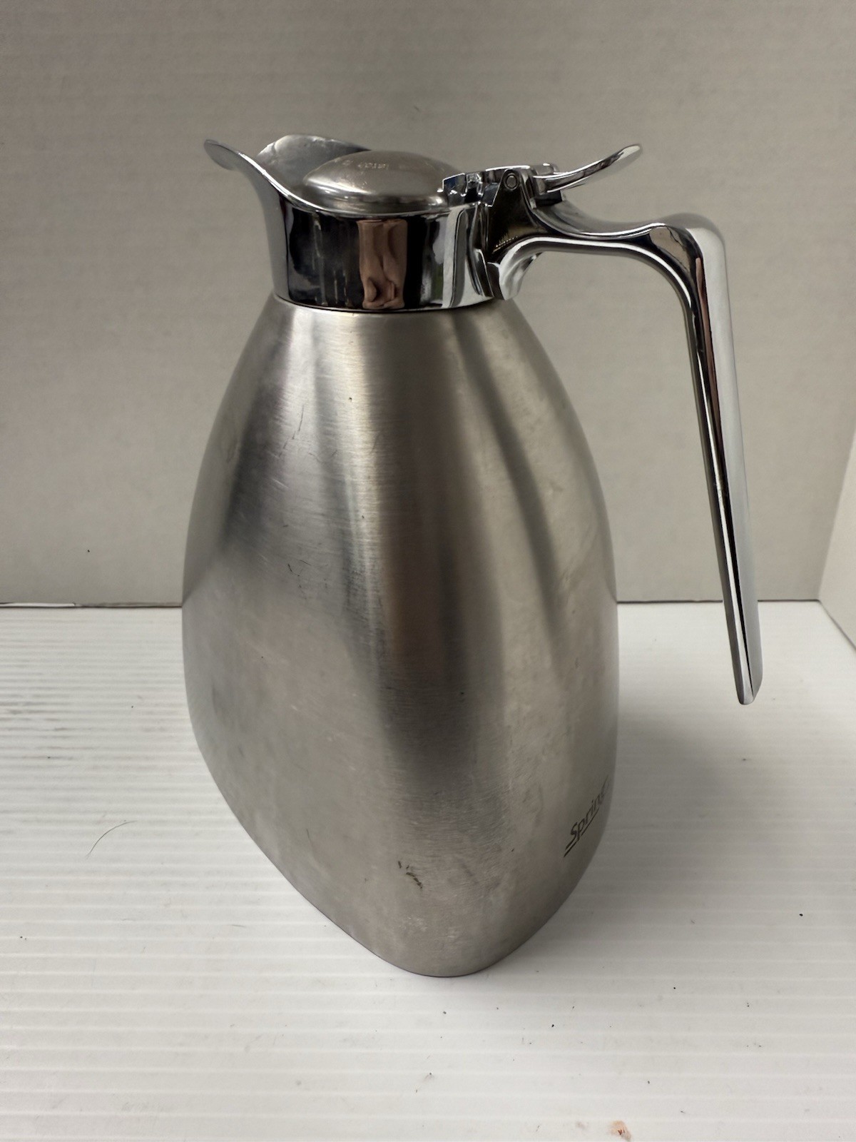 Spring USA Pitcher Delta 17600-5 Insulated Vacuum Beverage Server 34oz Stainless gallery