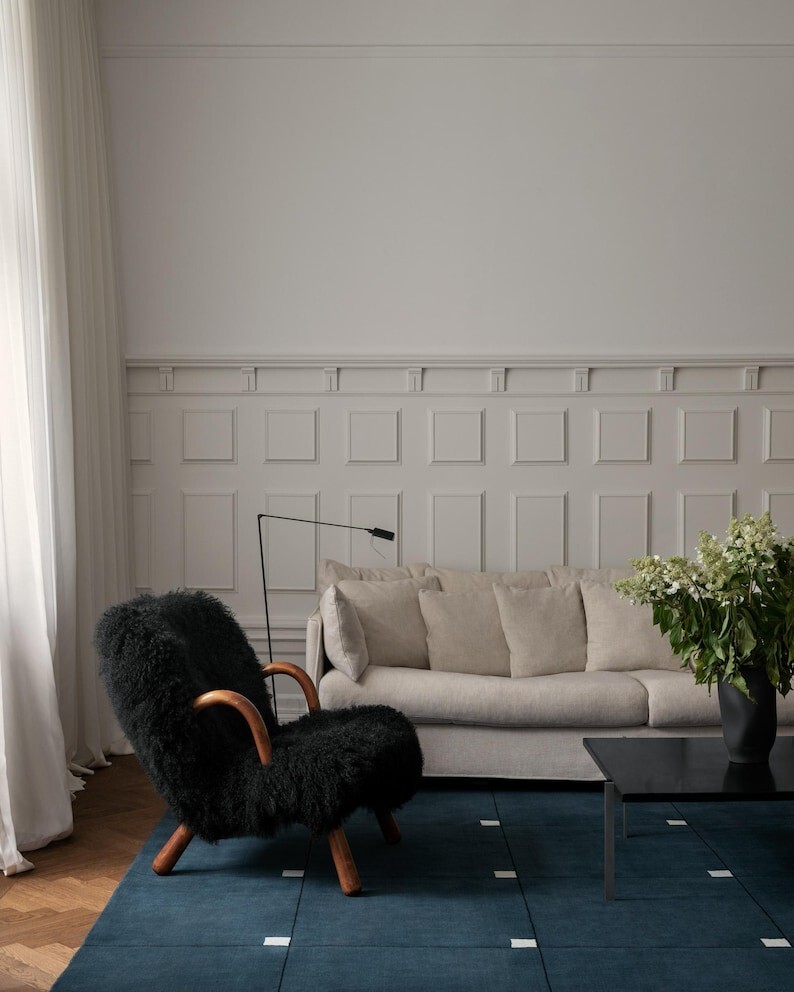 Hand Tufted Hand Tuft Carpet Woolen Rug 100% NZ Wool Soft Area Rug Living Room gallery