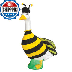 Fox Valley Traders Gaggleville Bumble Bee Goose Outfit Fits Large 23 H Statue