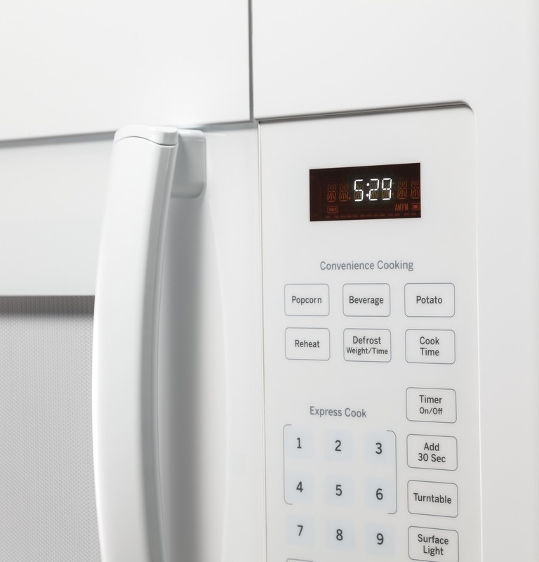GE 1.6 Cu. Ft. Over-the-Range Microwave Oven (White) gallery