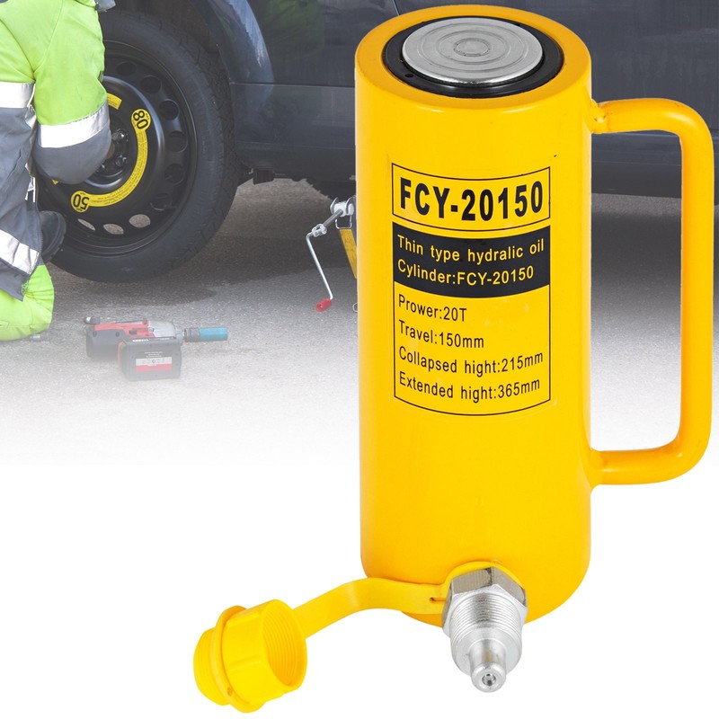 Hydraulic Cylinder Jack, 20 Ton Solid Ram Hydraulic Cylinder, 6 Inch Stroke Sing gallery