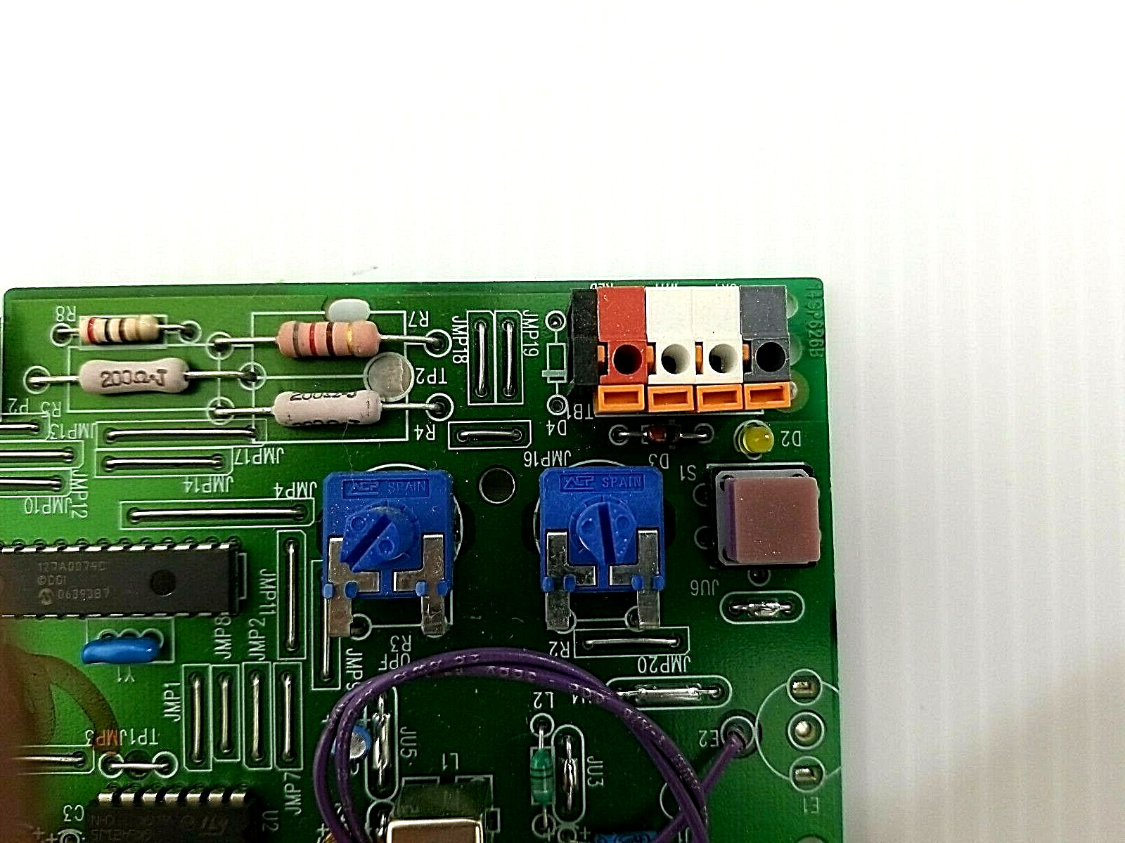 Liftmaster Chamberlain 41AB050-2 Circuit Board Purple Learn Button - BOARD ONLY! gallery
