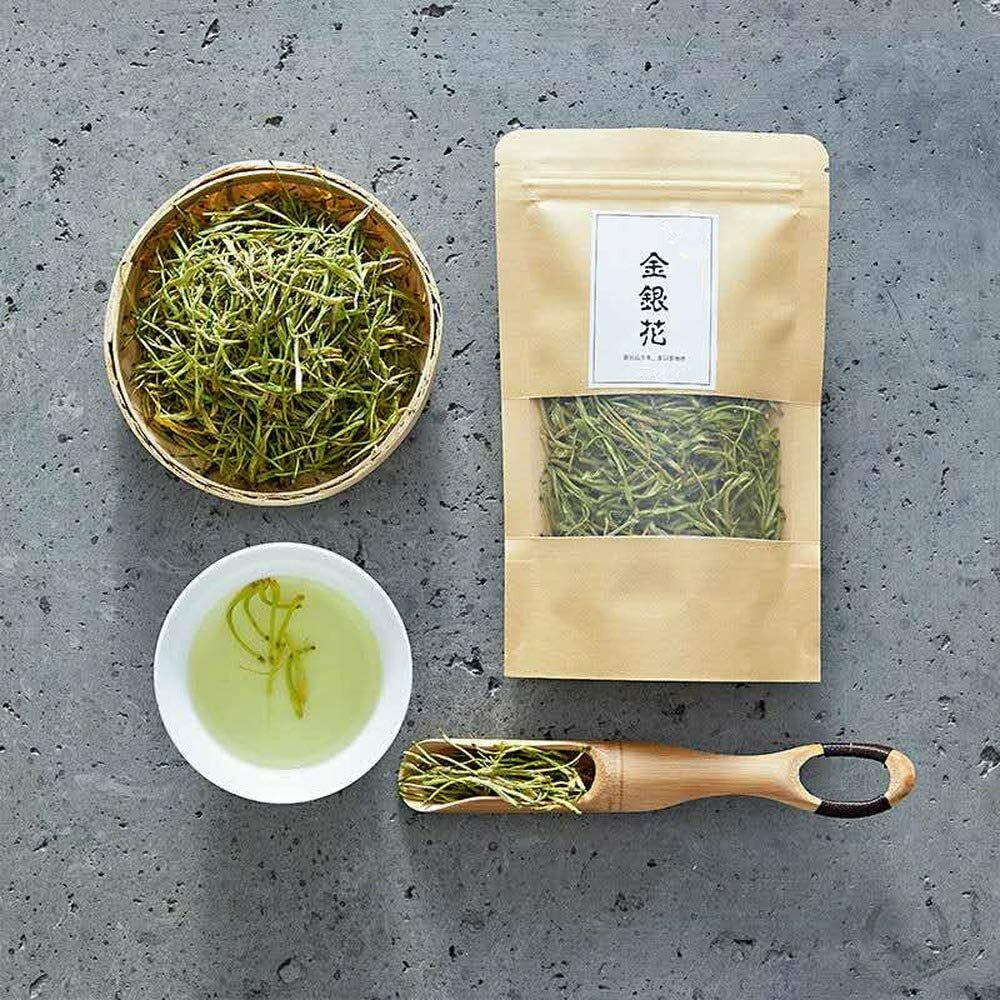 100g Pure Natural Dried Honeysuckle Flower Buds Dried Flowers Leaves Tea Drink gallery