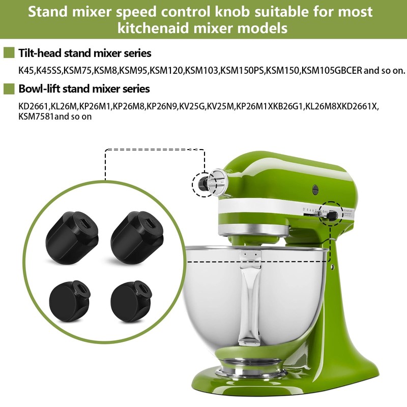 Speed Control Knob Replacement Part for KitchenAid Stand Mixer - for Lock Lev... gallery