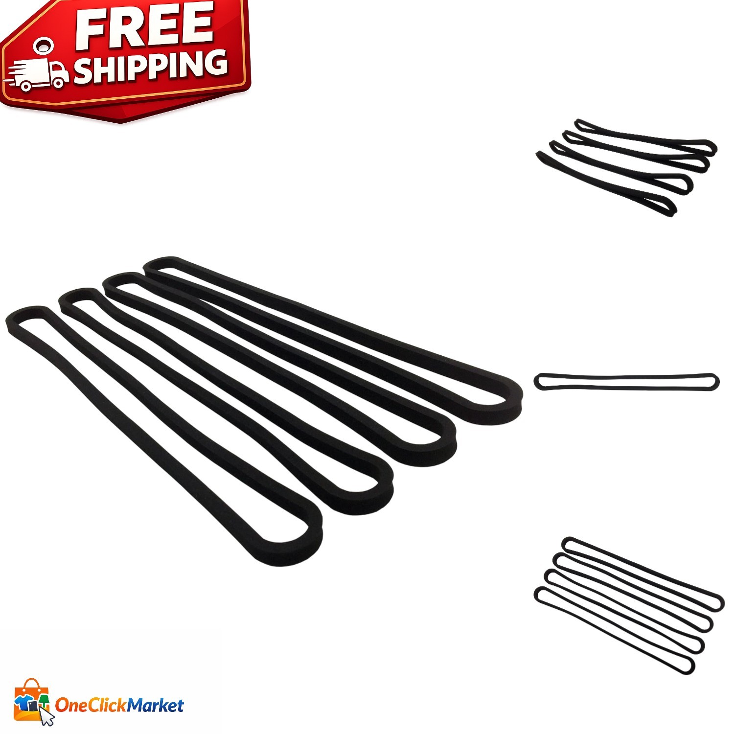 Durable 4-Pack Vacuum Sealer Gaskets - Fits Food Saver V3000, V3200, V3400 gallery