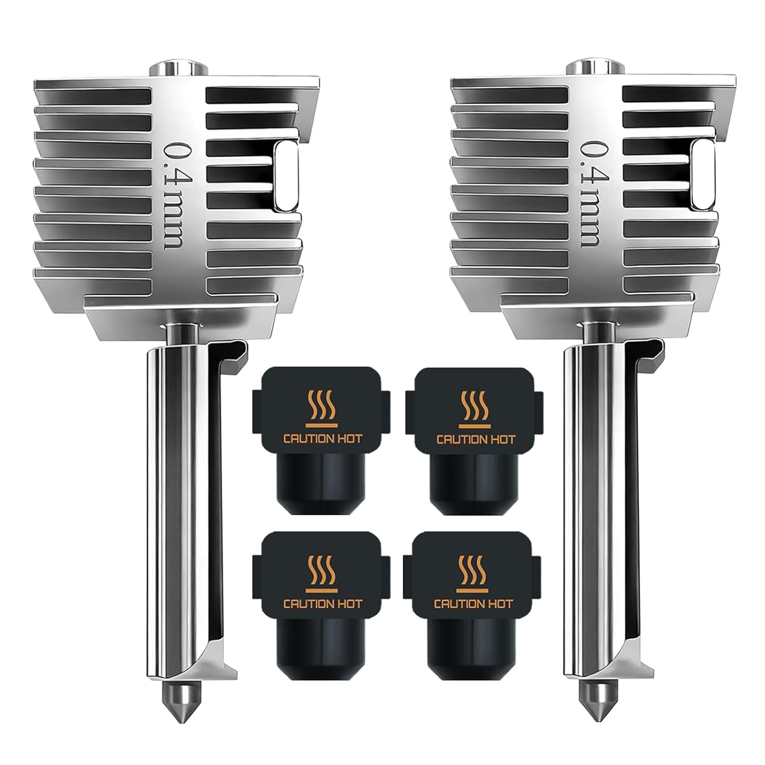 2Pcs 0.4mm Hotend Kit for Bambu Lab A1/A1 Mini, Stainless Steel Integrated Desig gallery