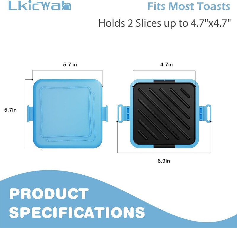 Microwave Sandwich Maker for Quick Grilled Cheese and Paninis in 5 Minutes gallery