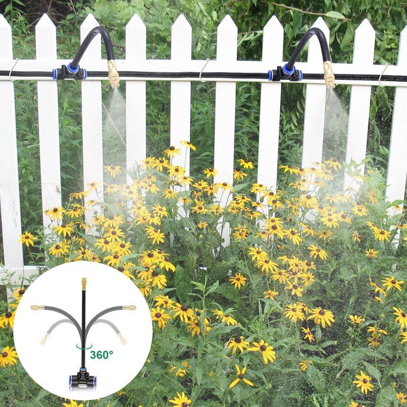 5/10pcs Automatic Drip Irrigation System, 360° Bendable Drip Irrigation Kit gallery