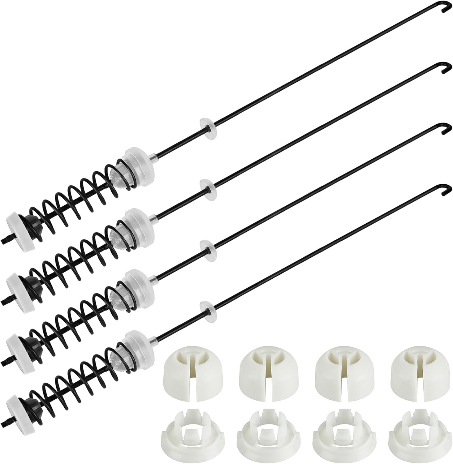 4Pcs Washer Suspension Rod Kit For Whirlpool WTW4800BQ0 WTW4800BQ1 WET4027HW0 gallery