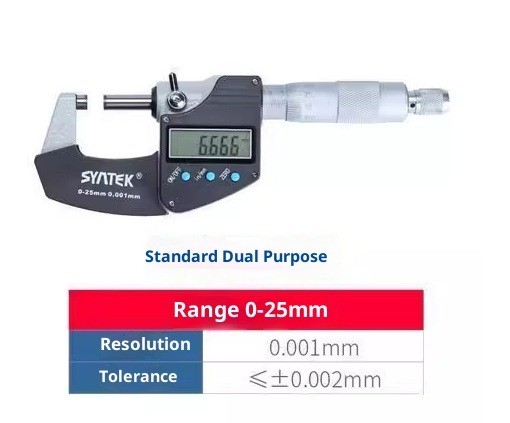 Outside Micrometro Guage Carbide Tip LCD Caliper Measure Tools 0-100mm gallery
