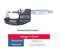 Outside Micrometro Guage Carbide Tip LCD Caliper Measure Tools 0-100mm