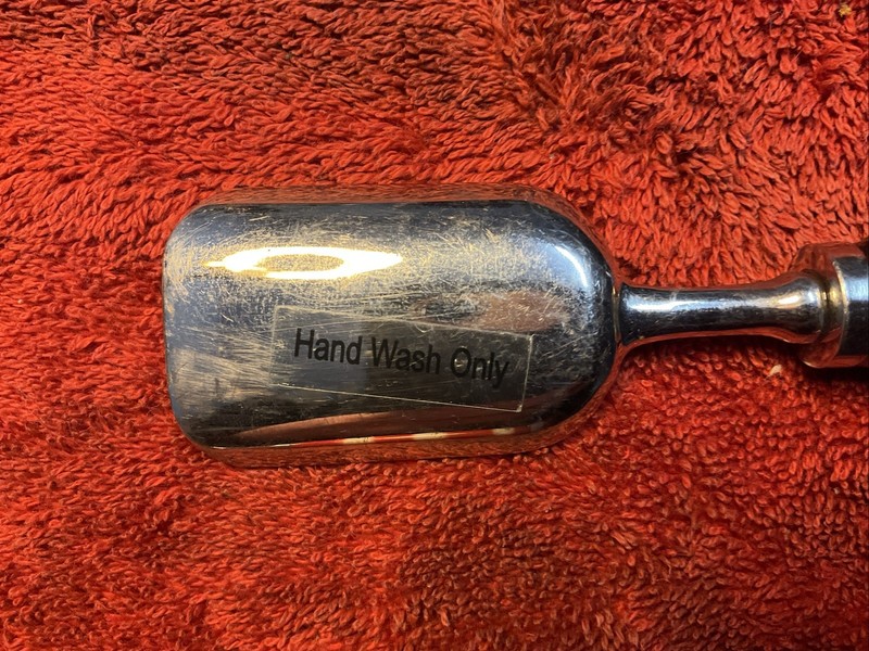 4 Williams-Sonoma Ceramic -Stainless Hand Wash Only 1” X 5” Ice Cream Spoons gallery