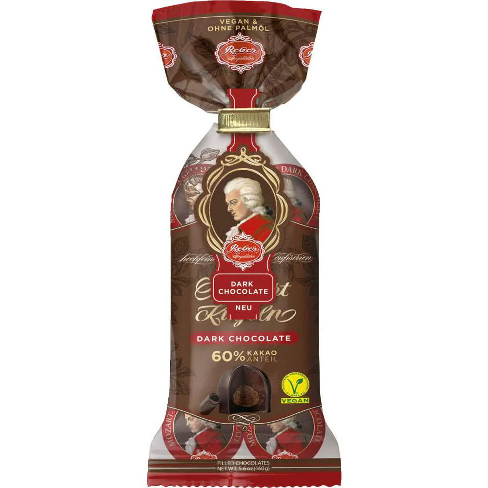 Reber Mozart marzipan chocolate balls DARK CHOCOLATE flavor 160g -FREE SHIP- gallery