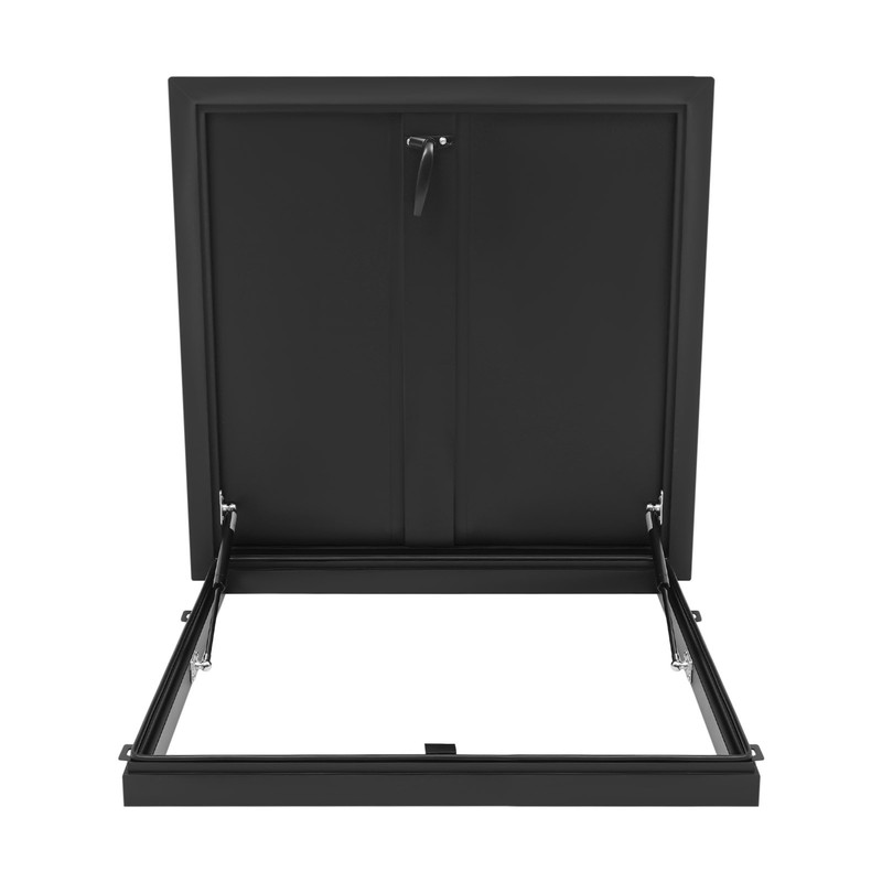 65*65cm Roof Access Hatch Roof Security Door Access Door Aluminum Alloy Black gallery