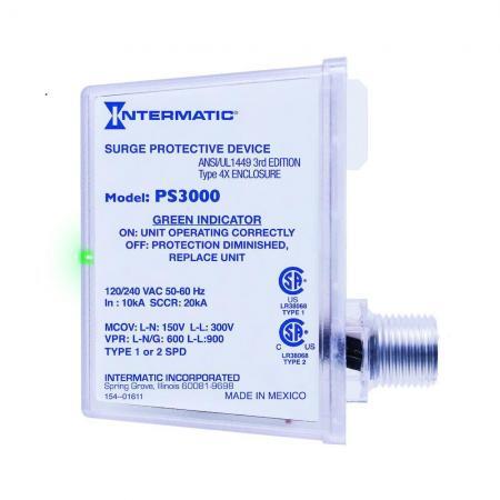 Intermatic PS3000 Surge Protective Device 120/240 VAC 3-Year Warranty gallery
