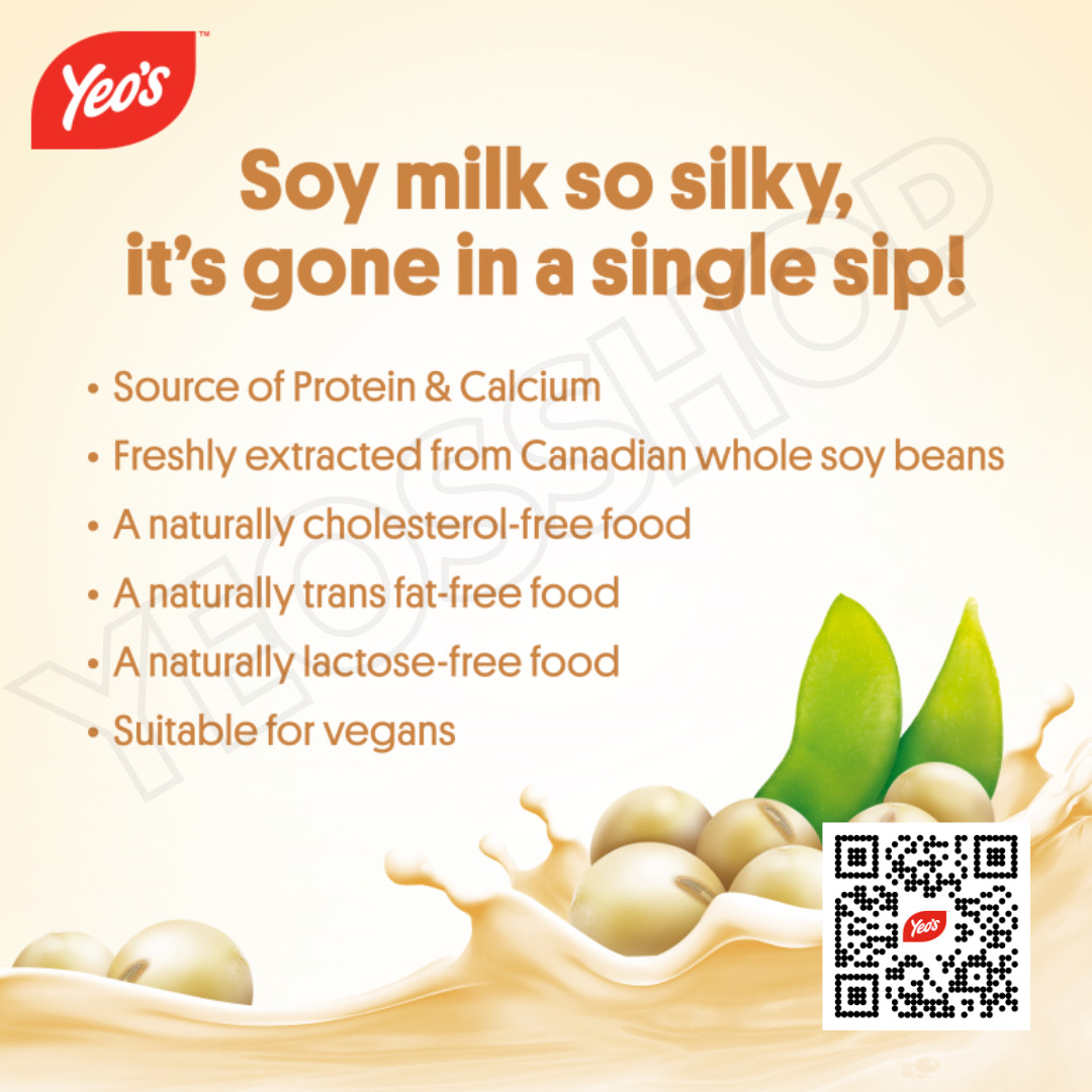 *NEW* Yeo’s Soy Milk – A Timeless Favorite for Generations, 300ml (24 Cans) gallery