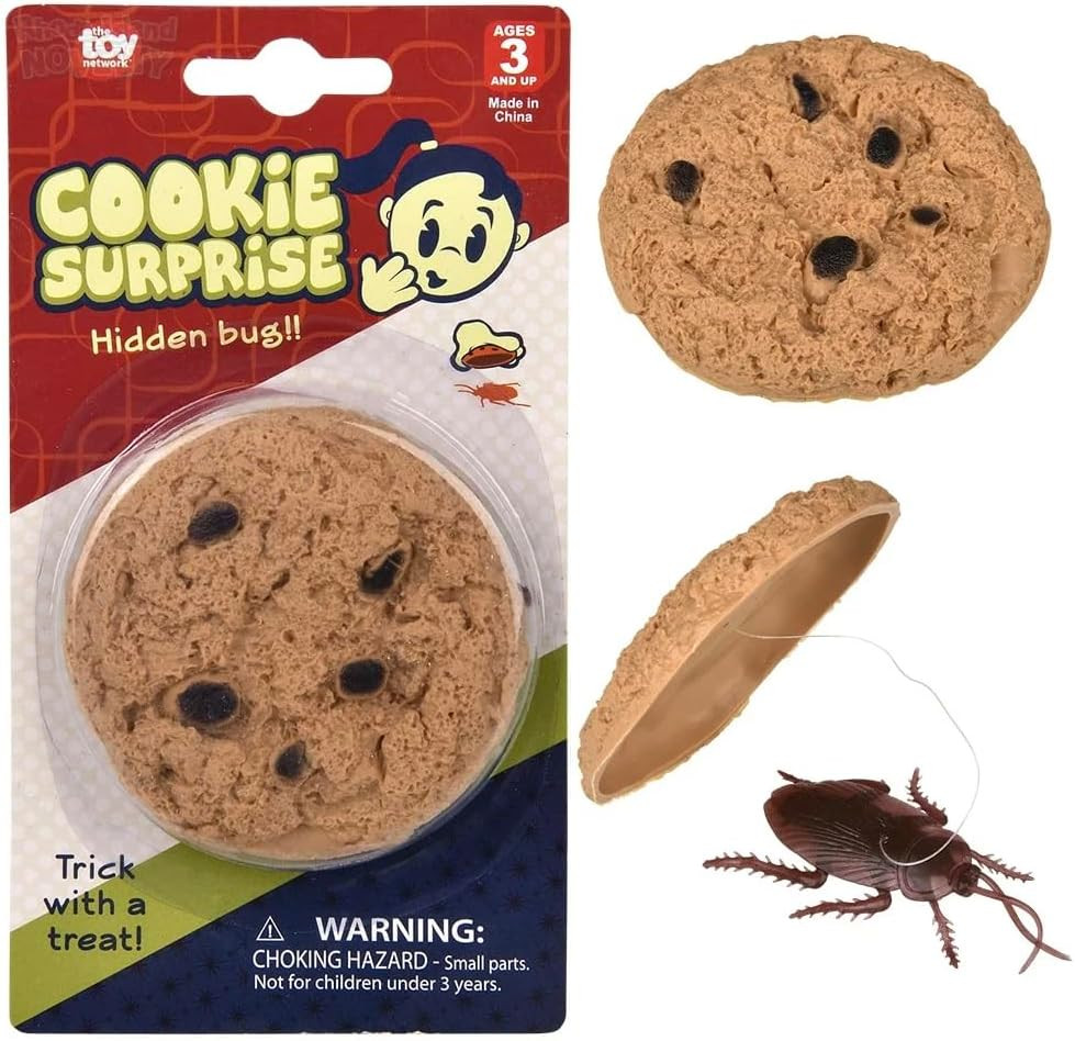 Prank Cookie Cockroach Surprise - April Fools Day Prank Kit Gag Joke - Realistic gallery