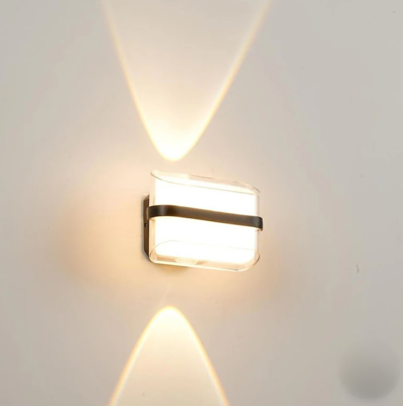 Outdoor lights, wall mount, LED, Set Of 2, Aluminum & Plastic gallery