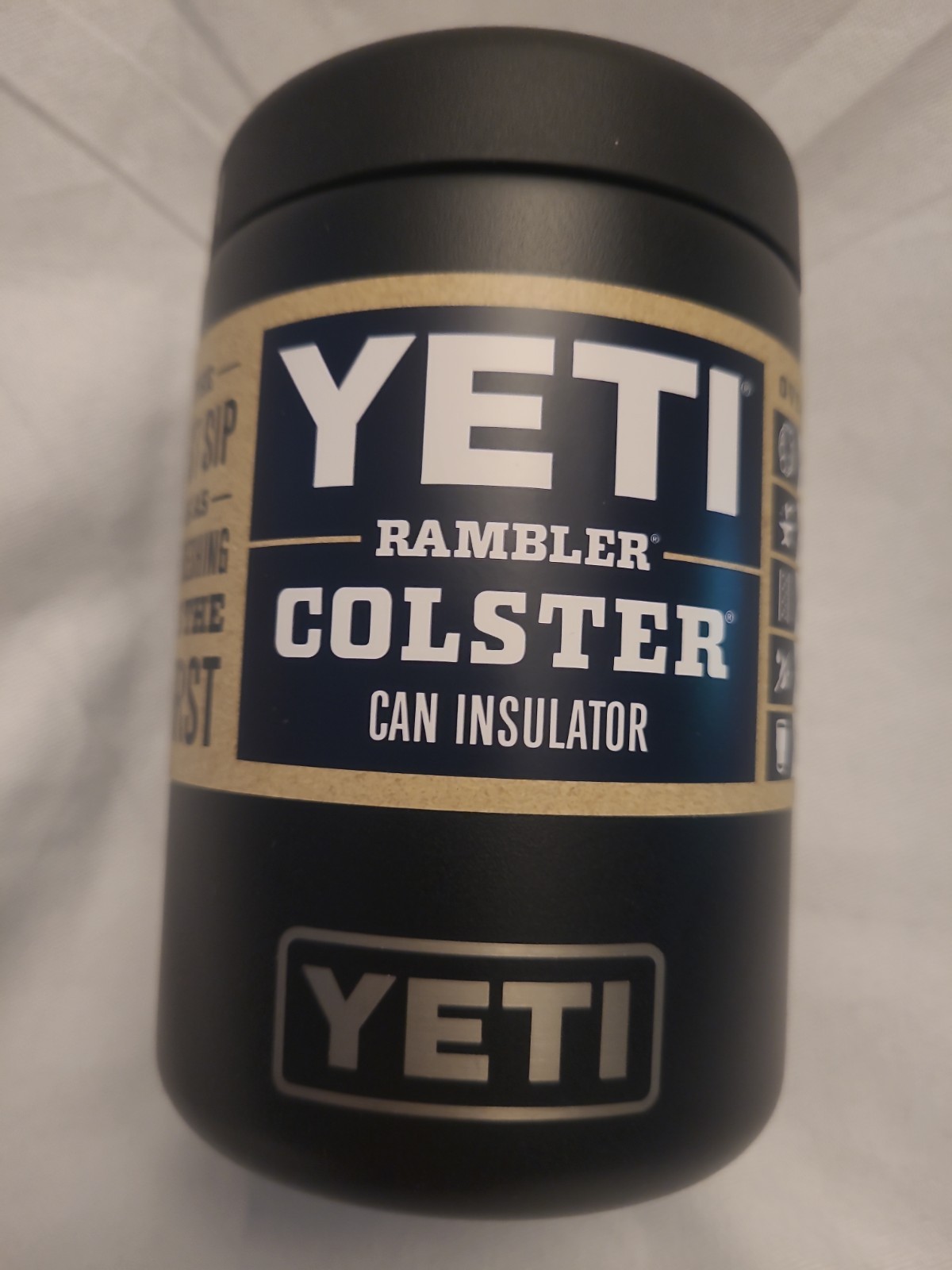 YETI Rambler 12 oz. Colster Can Insulator for Standard Size Cans, Black NEW gallery