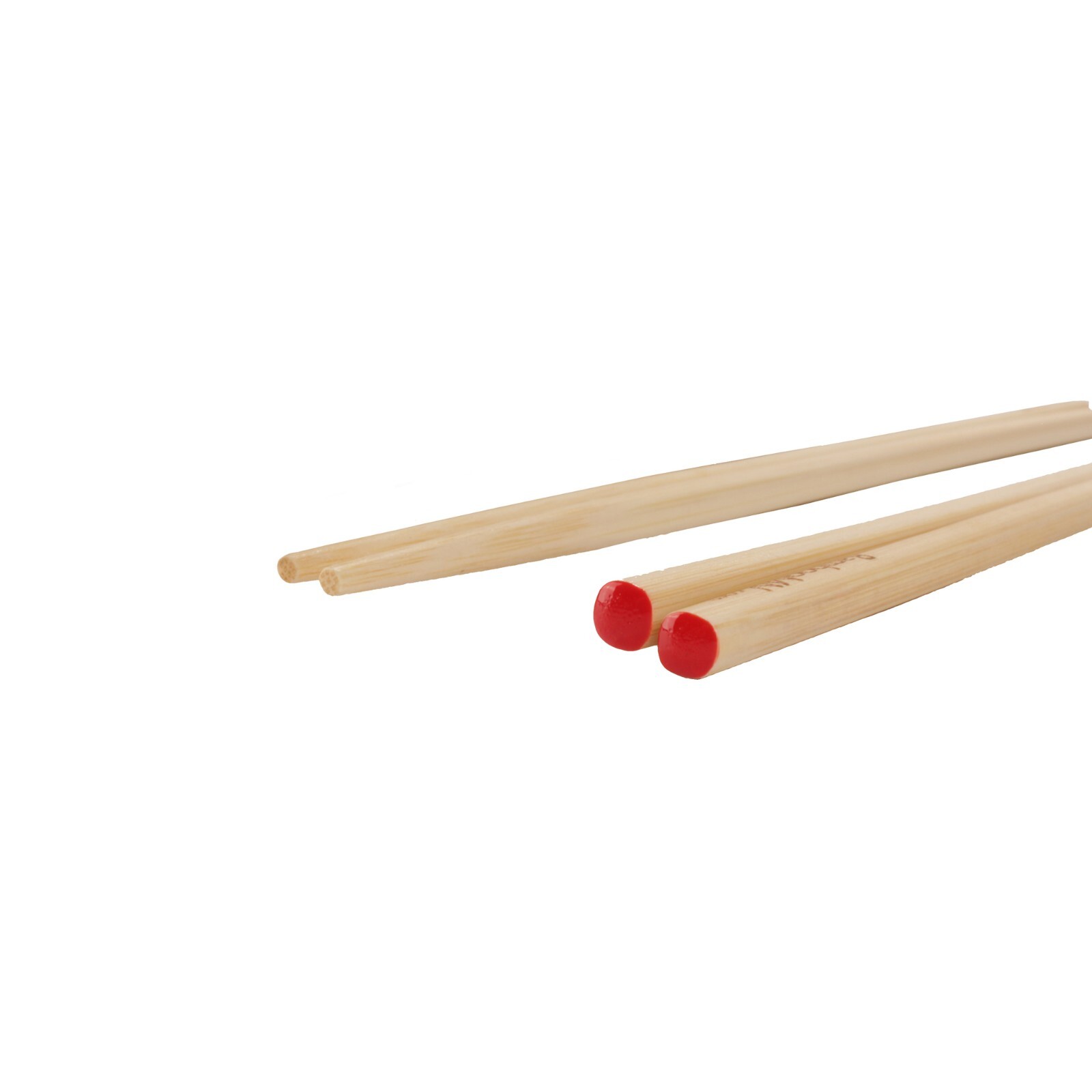 BambooMN Premium Reusable Japanese Bamboo Chopsticks, Red Dot End 10 inch gallery