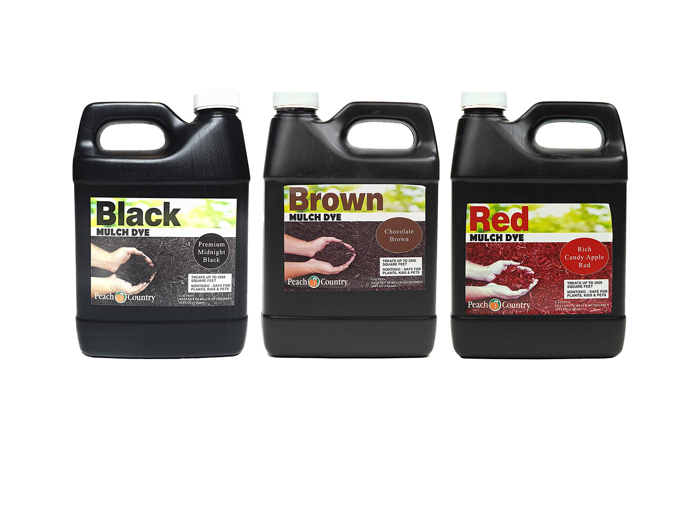 Peach Country Premium Mulch Dye, Color Concentrate - 2,800 Sq. Ft.(1 QT) gallery