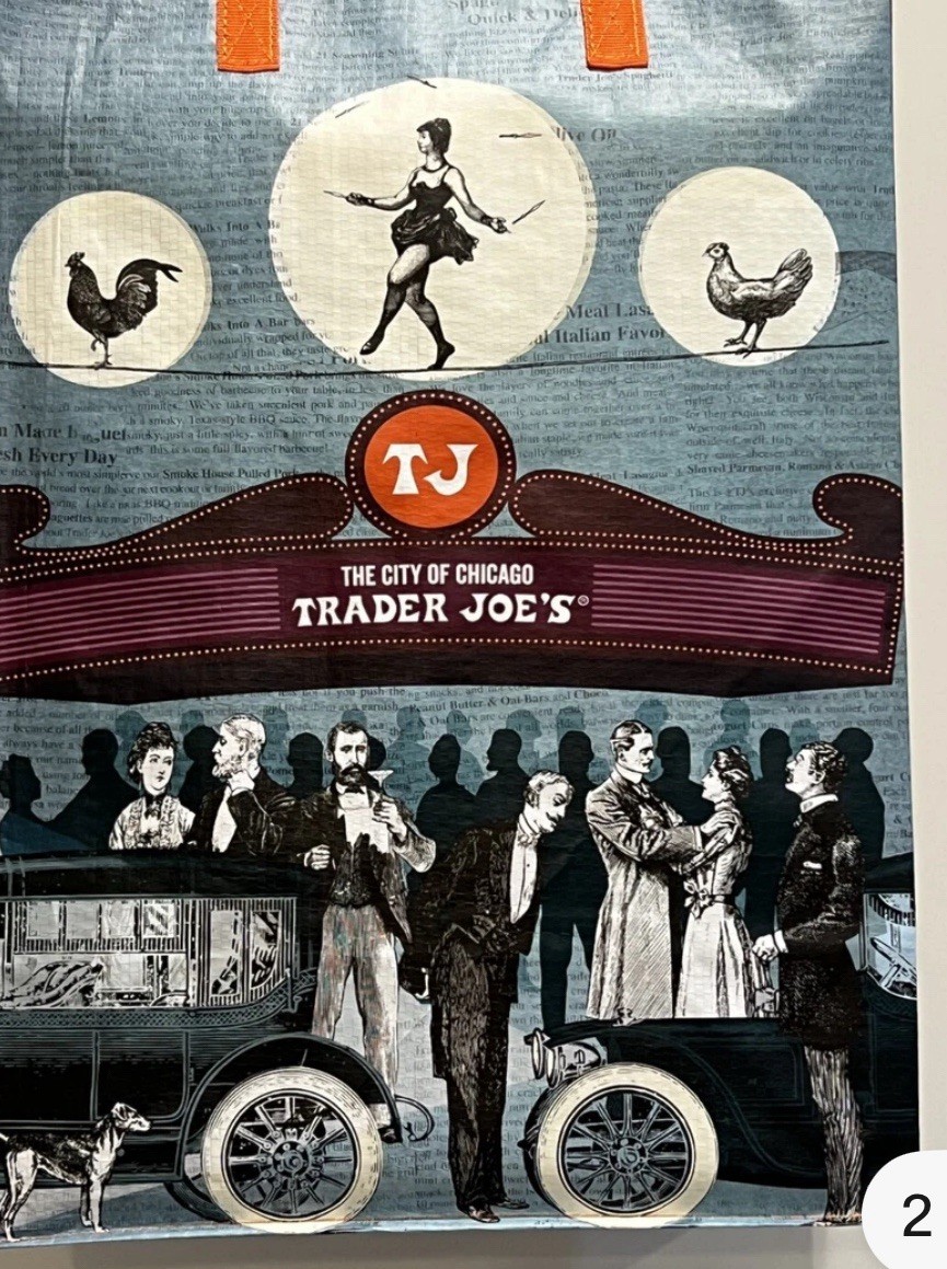 Trader Joe's CHICAGO Regional Reusable Shopping Tote Bag gallery