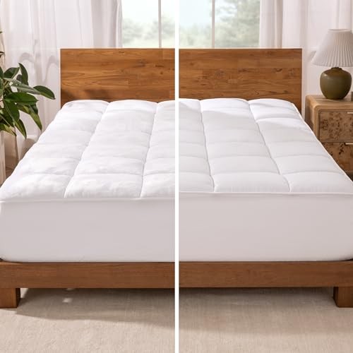 Microplush Mattress Topper - Pillow Top Reversible - Queen White (Microplush) gallery