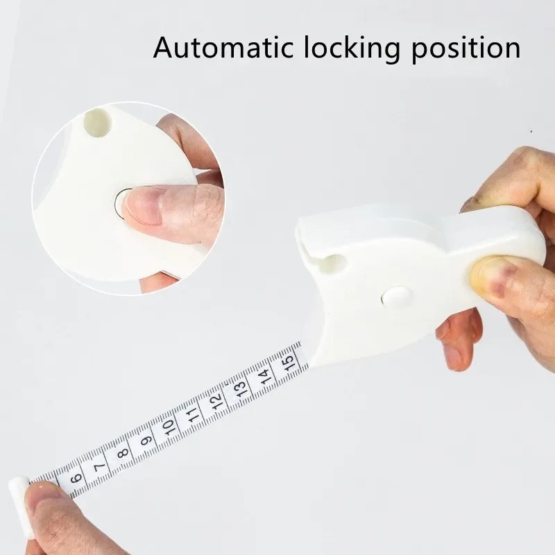 1pc Retractable Tape Automatic Precision Body Measuring for Body Waist Hip Bust gallery
