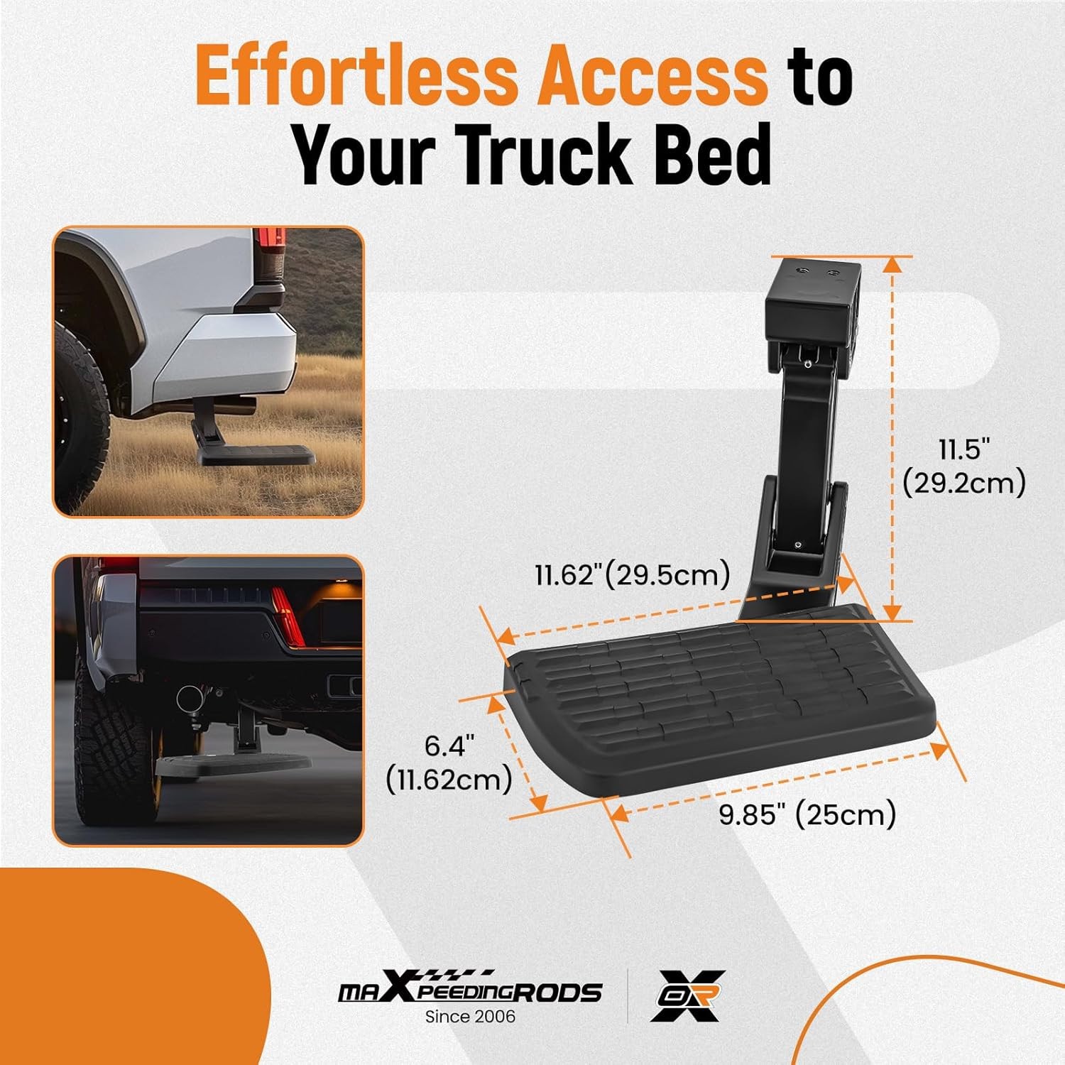 New maXpeedingrods Truck Rear Bed Step Tailgate for Ford F150 2021-23 7532801A gallery