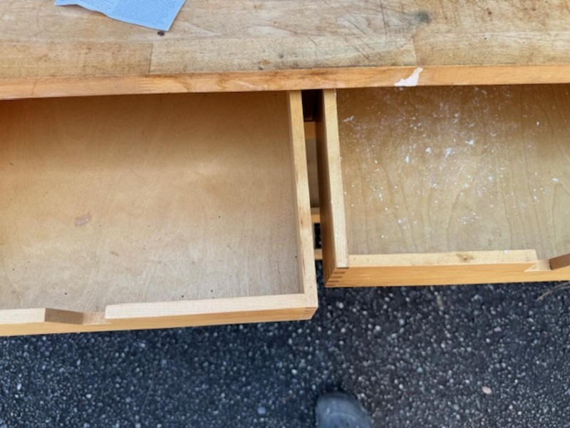 Mobile Kitchen Island / Butcher Block Cart with Storage Drawers & Shelves gallery