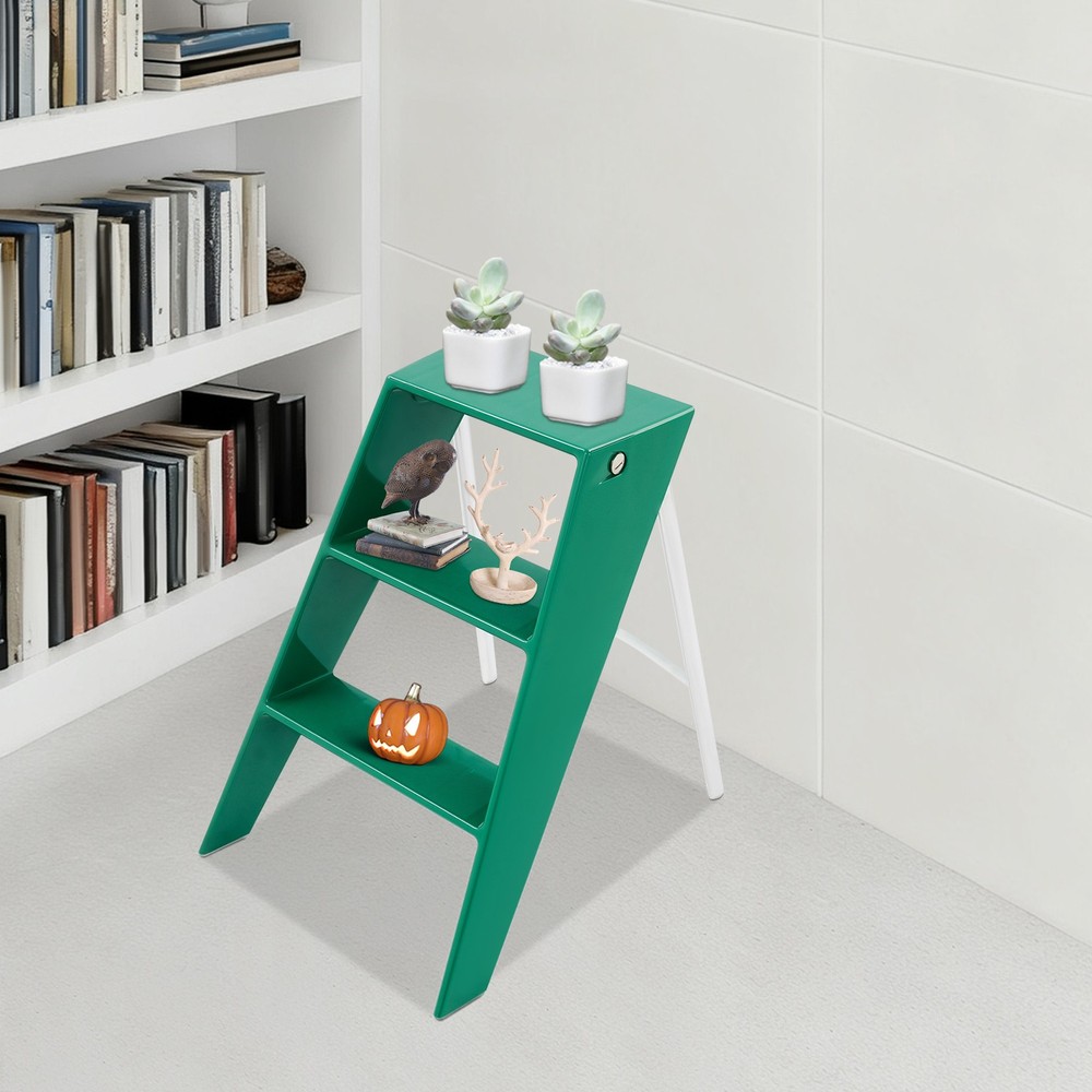 Folding Step Stools for Adults, 3 Step Ladder Folding Step Stool 100kg Load NEW