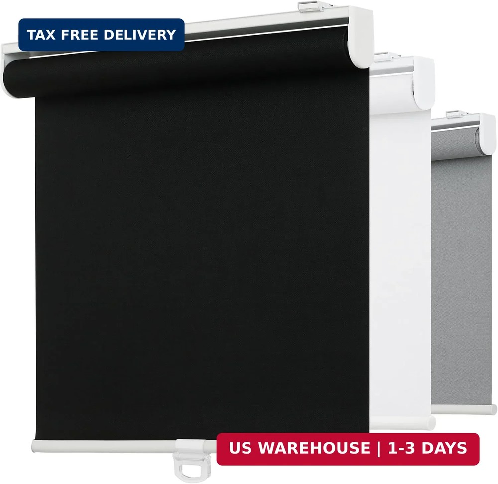 Cordless 5% Openness View Roller Shades for Indoor Windows,Solar Screen Flame Re
