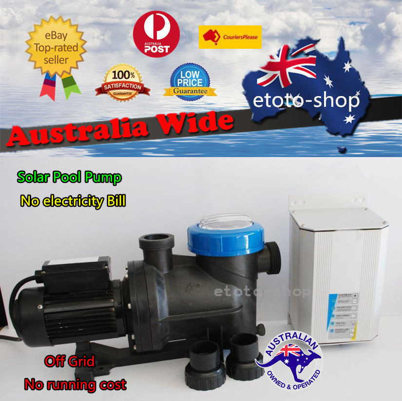 Solar Power Spa Swimming Pool Water Pump 0.5HP 370W gallery
