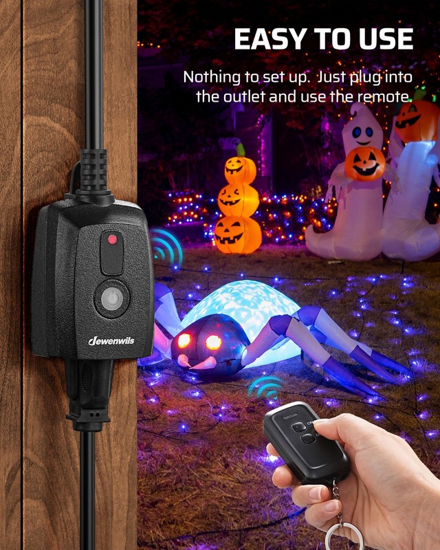 DEWENWILS Outdoor Remote Control Outlet, Indoor Wireless Remote Control Switch gallery