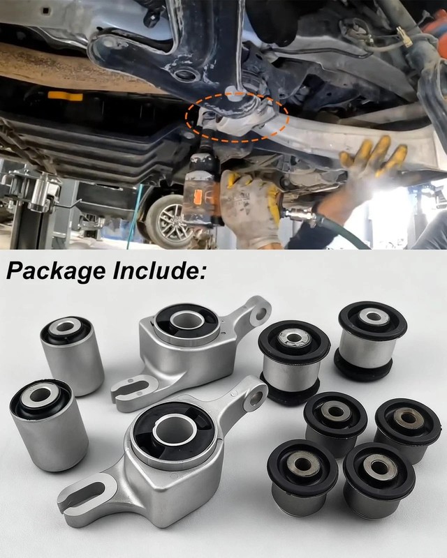 10PCS Front Control Arm Bushing Kit Replacement for Jeep Grand Cherokee 2011 ... gallery