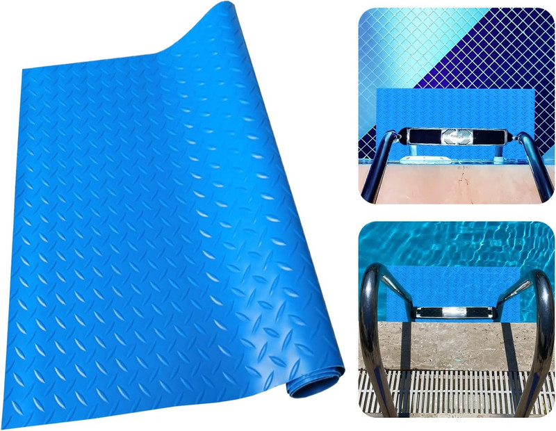 Swimming Pool Ladder Mat Protective Pool Ladder Pad Step Mat Non-Slip Texture gallery