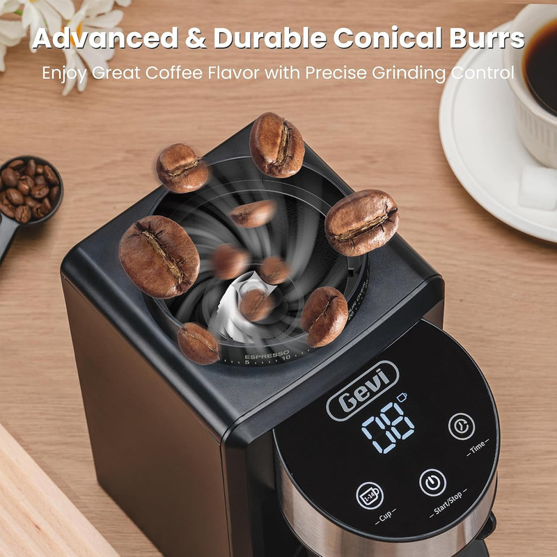 Electric Coffee Grinder with 35 Settings for Perfect Brew at Home gallery