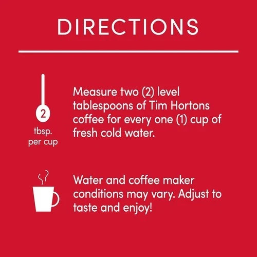 Tim Hortons Original Blend, Medium Roast Ground Coffee, Canada's Favorite Coffee gallery