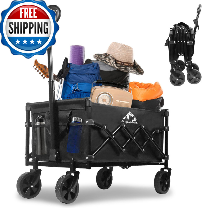 Sailary Collapsible Wagon 352Lbs Capacity Foldable Large Wagons Carts Heavy gallery