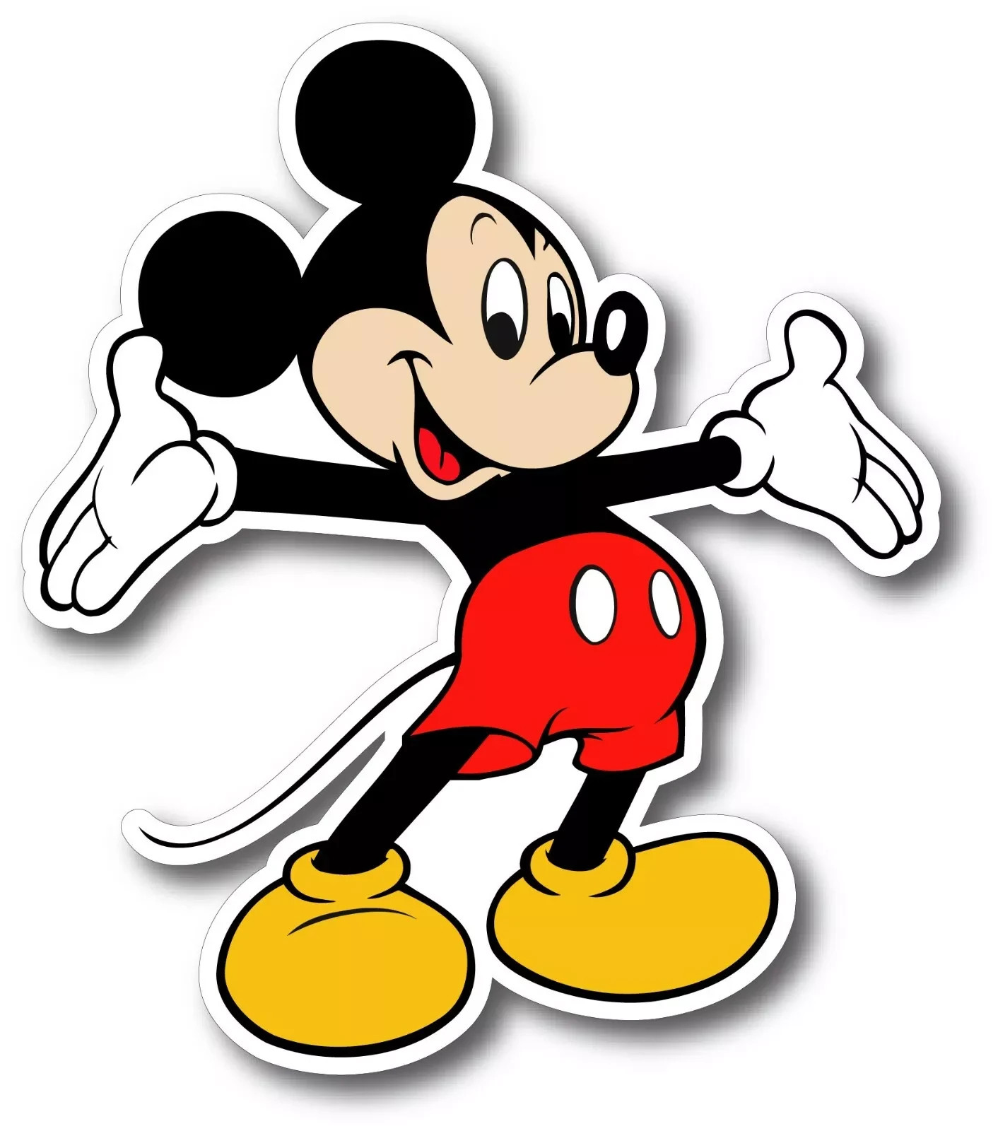 MICKEY MOUSE KIDS CARTOON DECAL STICKER 3M USA CAR TRUCK VEHICLE WINDOW WALL gallery