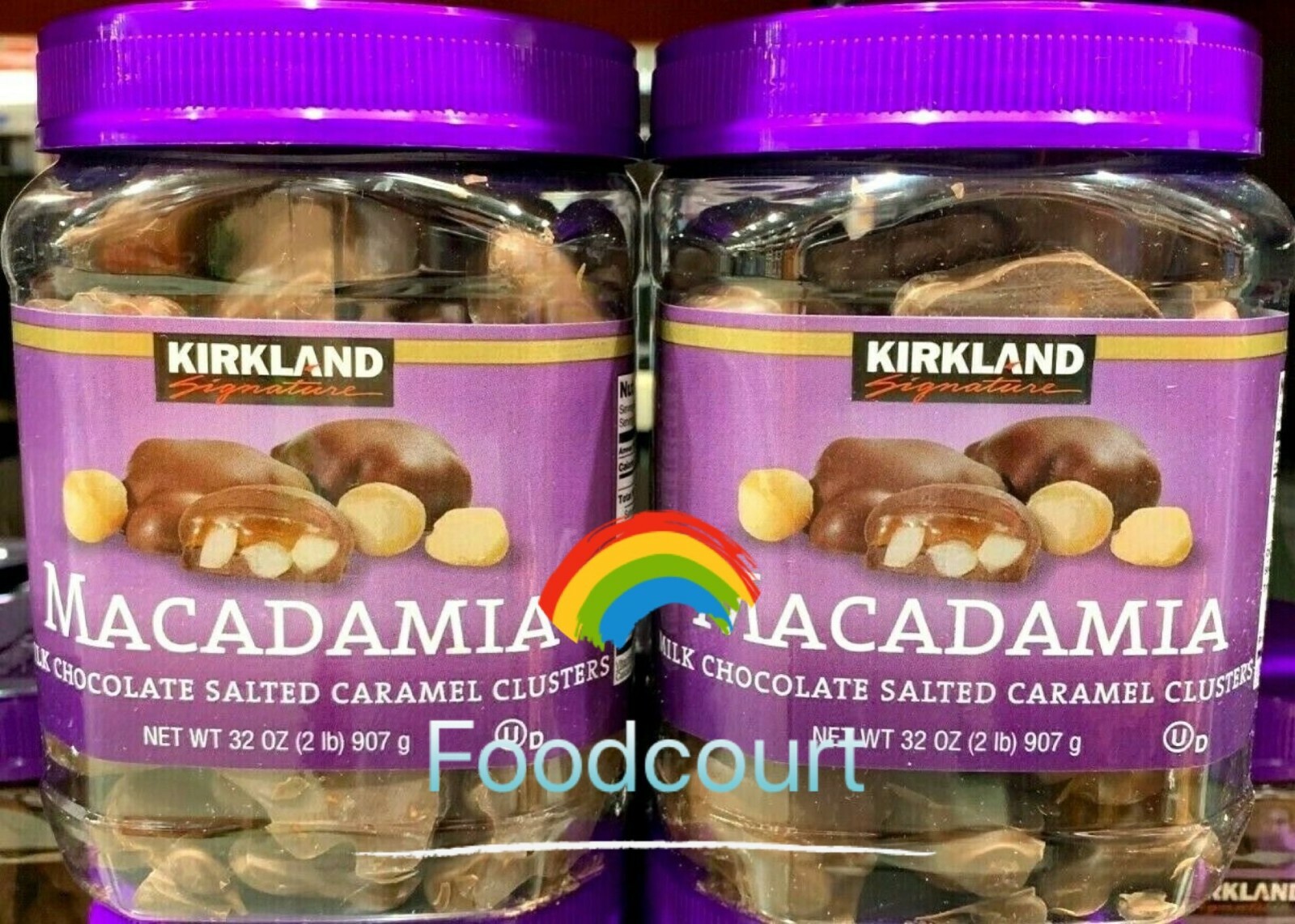 2 Packs Kirkland Macadamia Clusters Salted Caramel Milk Chocolate 32 oz Each gallery