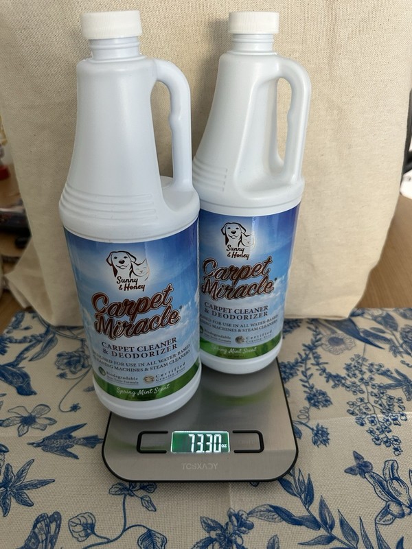 2x Carpet Miracle Carpet Cleaner & Deodorizer- Biodegradable- Cruelty-Free- 32oz gallery