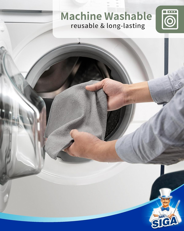 Microfiber Cleaning Cloth, All-Purpose Microfiber Towels, Streak Free Cleaning R gallery