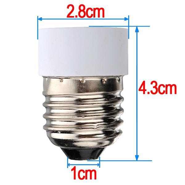 (6pcs) E26/E27 Medium Screw to E14 European Base Sockets Adapter Converter gallery