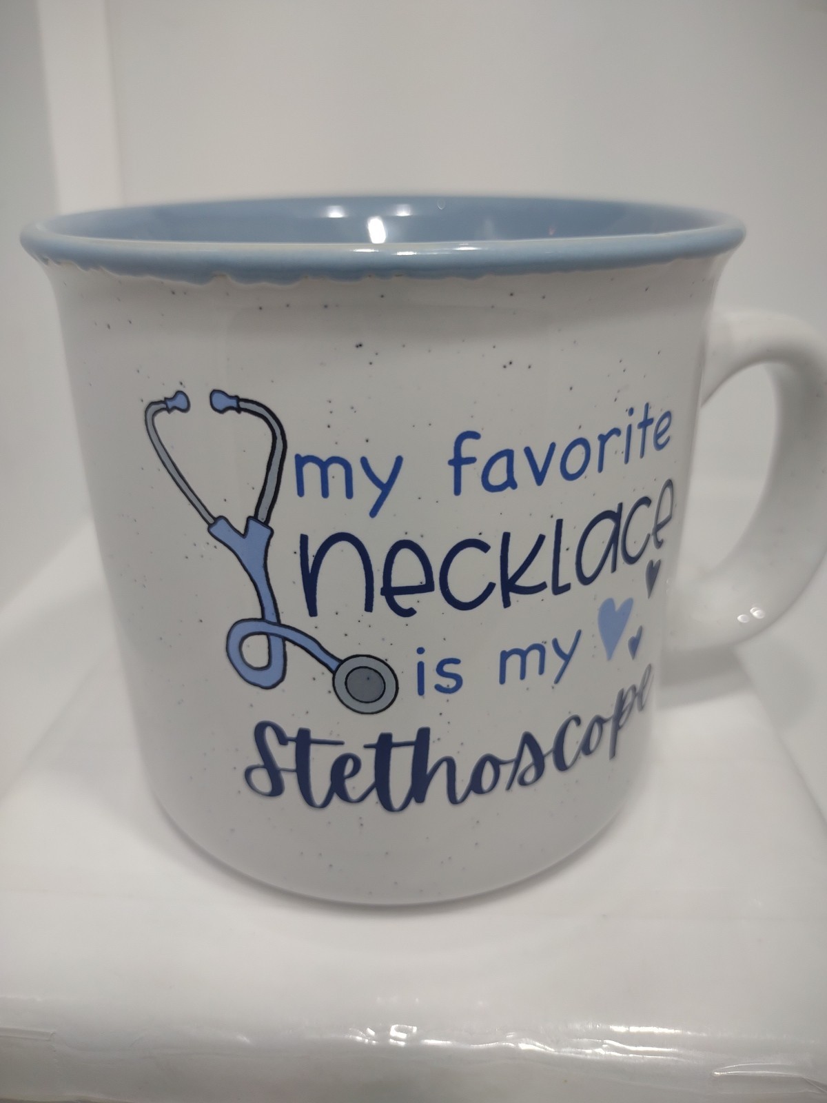 STETHOSCOPE FAVORITE NECKLACE MUG. DOCTOR COFFEE MUG. MEDICAL PROFESSIONALS.B400 gallery