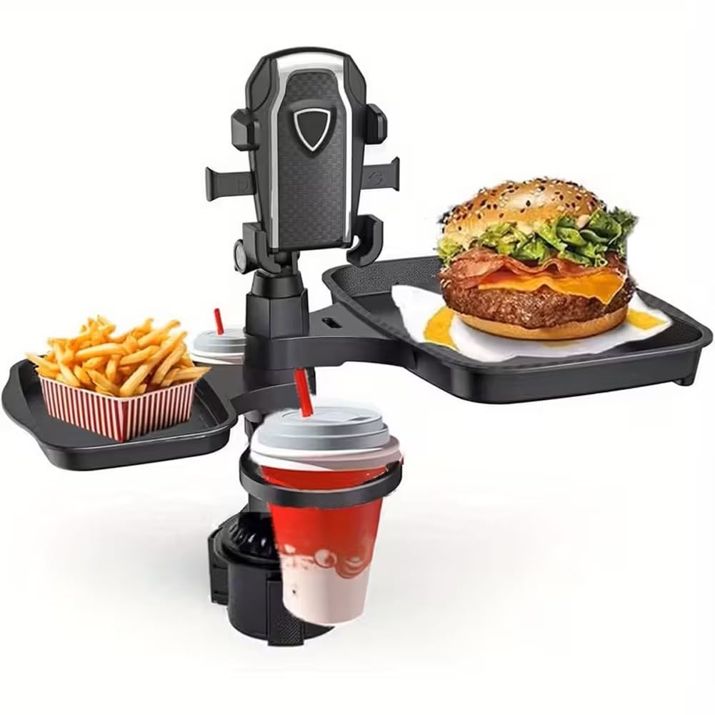 5 In 1 Car Table Tray Mobile Phone Holder Cup Holder 360 Rotation Road Trip gallery