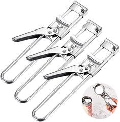 3X Adjustable Multifunctional Stainless Steel Can Opener Jar Lid Gripper Kitchen