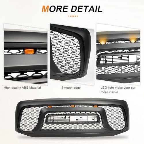 Front Grill Compatible With Dodge Ram 1500 2006-2008 & Dodge Ram 2500 3500 gallery