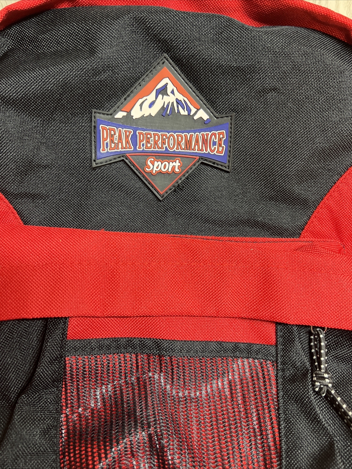 Peak Performance Sport Red Black Backpack EUC!! 2
